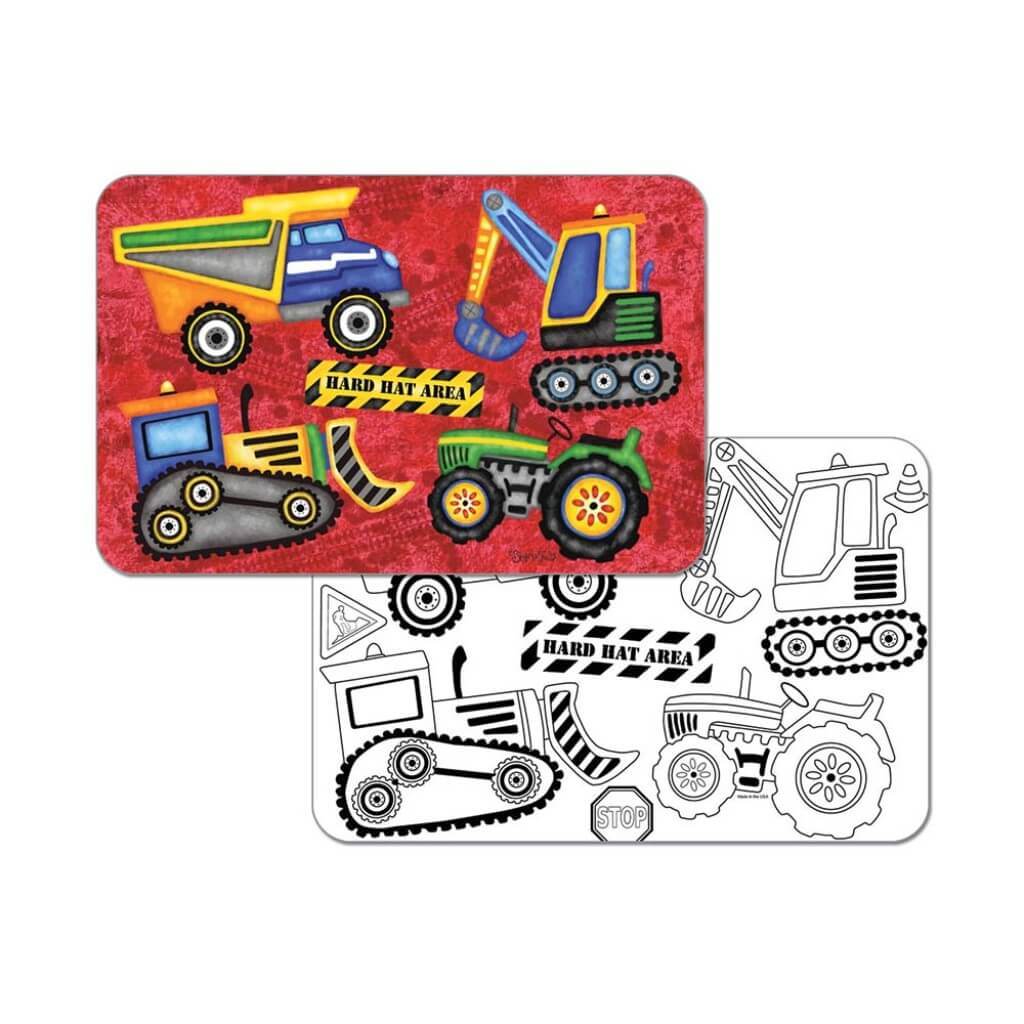 PLACEMAT KIDS CONSTRUCTION 