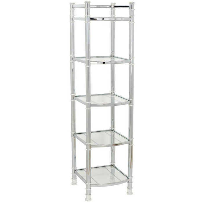 Chrome Linen Tower