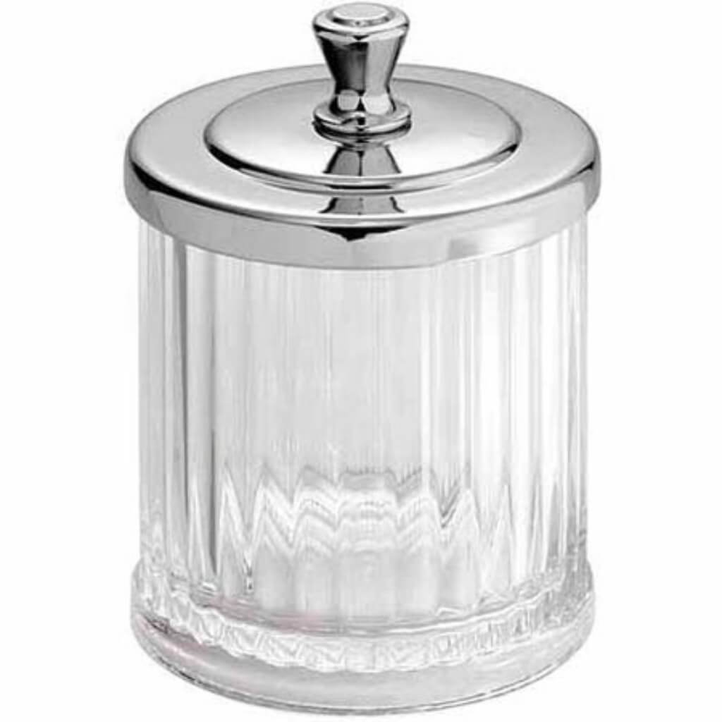 Bath Accessories Alston Small Canister Clear/Chrome 