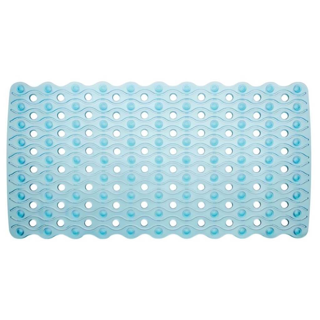 ENZO BATH MAT BLUE 