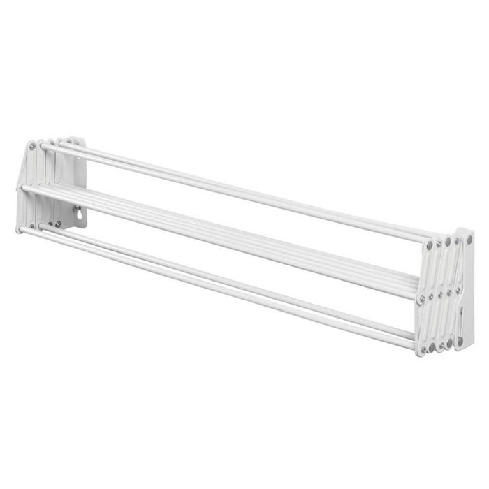 Brezio Wall Mount Accordion Drying Rack White 