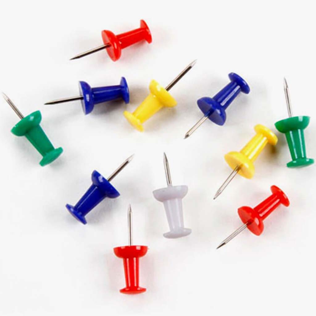 Push Pins Multi Color 50 pieces 