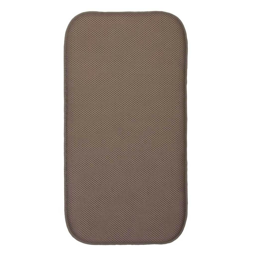 IDRY KITCHEN MAT SOLID -MINI MOCHA/IVORY 18&quot;X9&quot; 