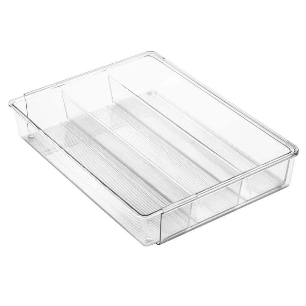 LINUS EXPANDABLE DRAWER ORGANIZER 16X12X3 CLR 