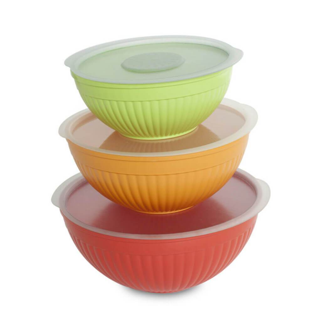 6 Piece Covered Bowl Set 