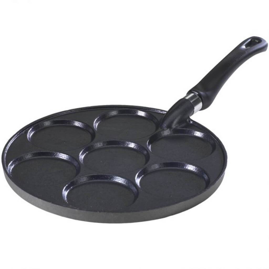 DOLLAR PANCAKE PAN-CAST SILVER 