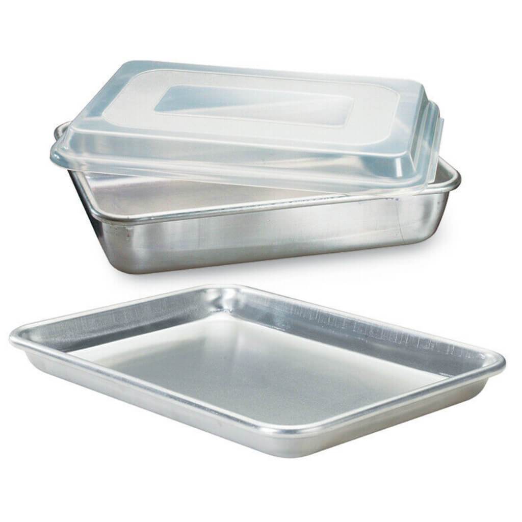 CAKE PAN W/ LID BAKERS QRT 9X13 