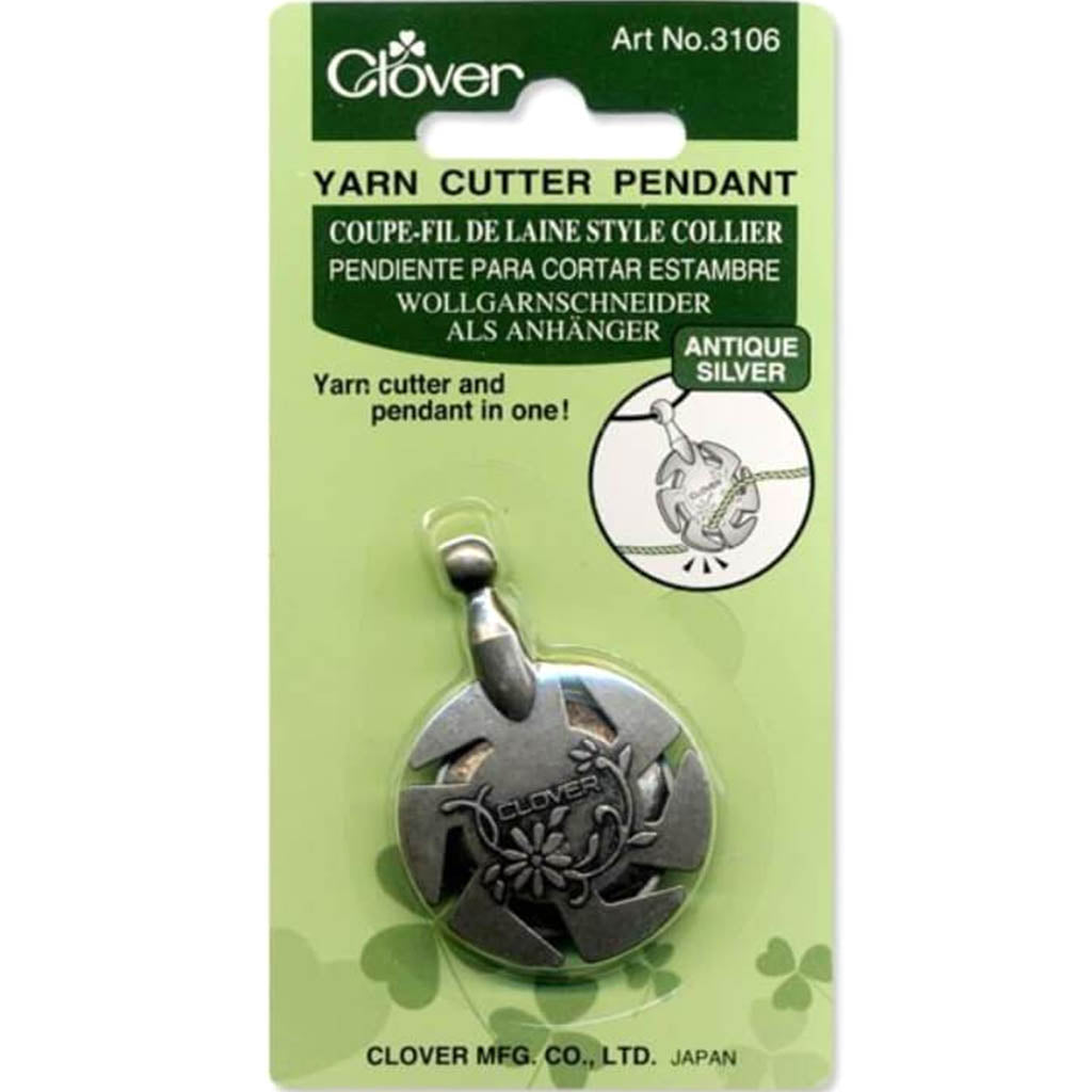 Yarn Cutter Pendant Antique Silver 