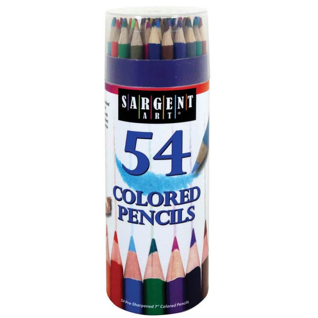 Colored Pencils in Tube 54ct