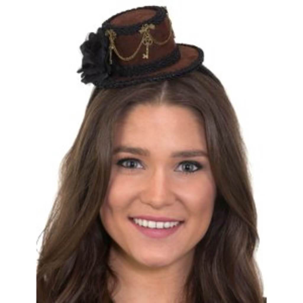 Mini Steampunk Hat Headband 