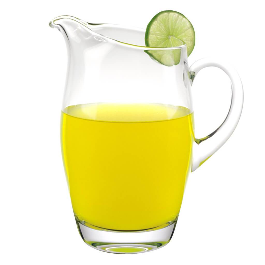 The Classic European Mouth Blown Lead Free Crystal Barrel Pitcher 54oz 9in