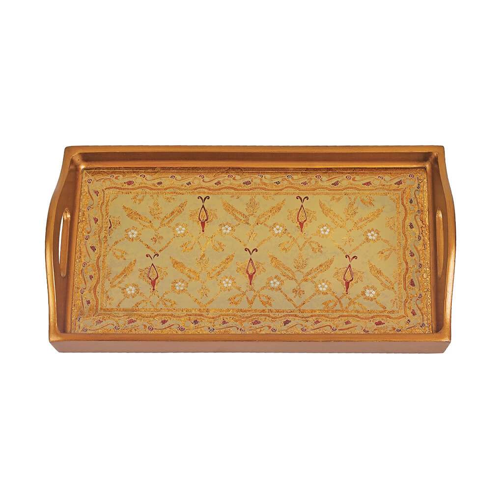 Antigua Sand Small Rectangle Tray 12.5in x 6.75in