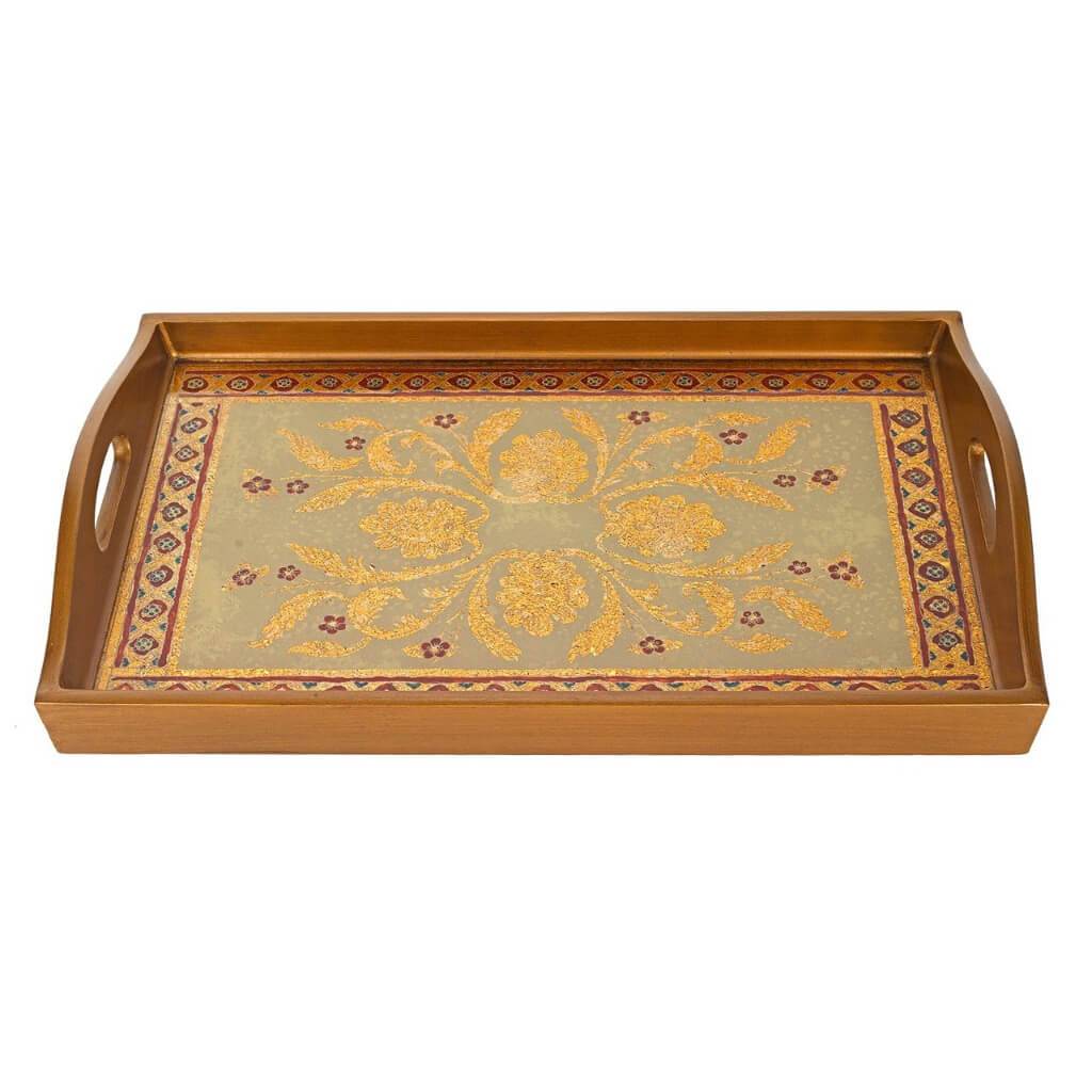 Classical Sand Rectangle Tray 12in x 7in