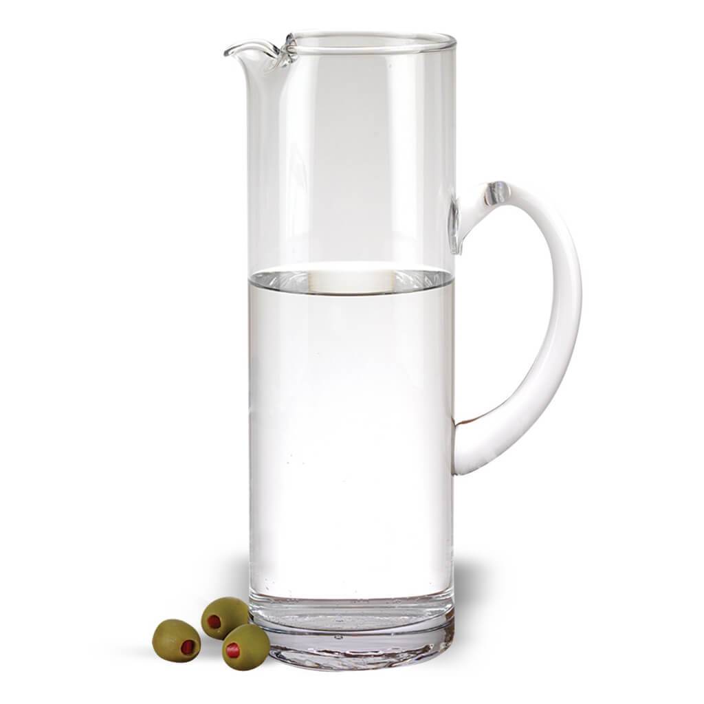 Celebrate Mouth Blown Lead Free Crystal Pitcher 11.5in 54oz