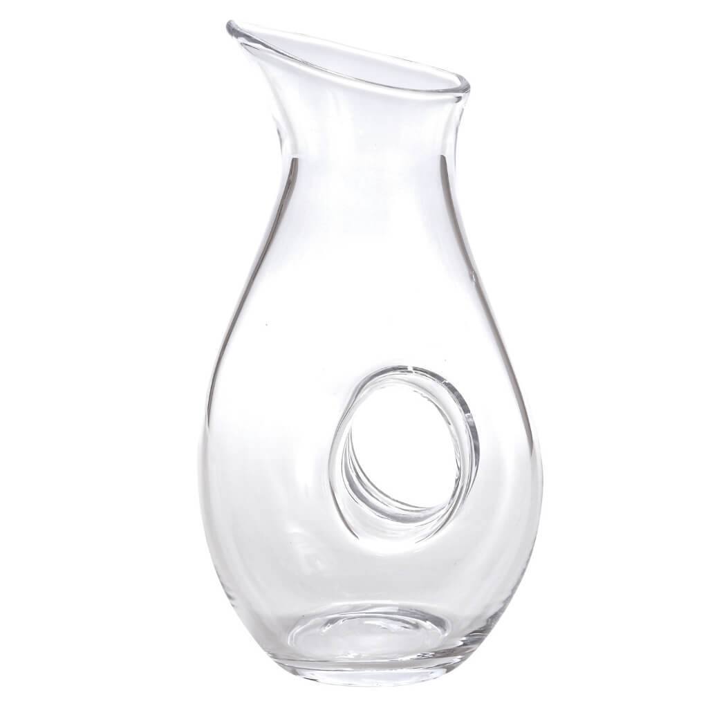 Eternity European Mouth Blown Lead Free Crystal Pitcher 28oz 11in