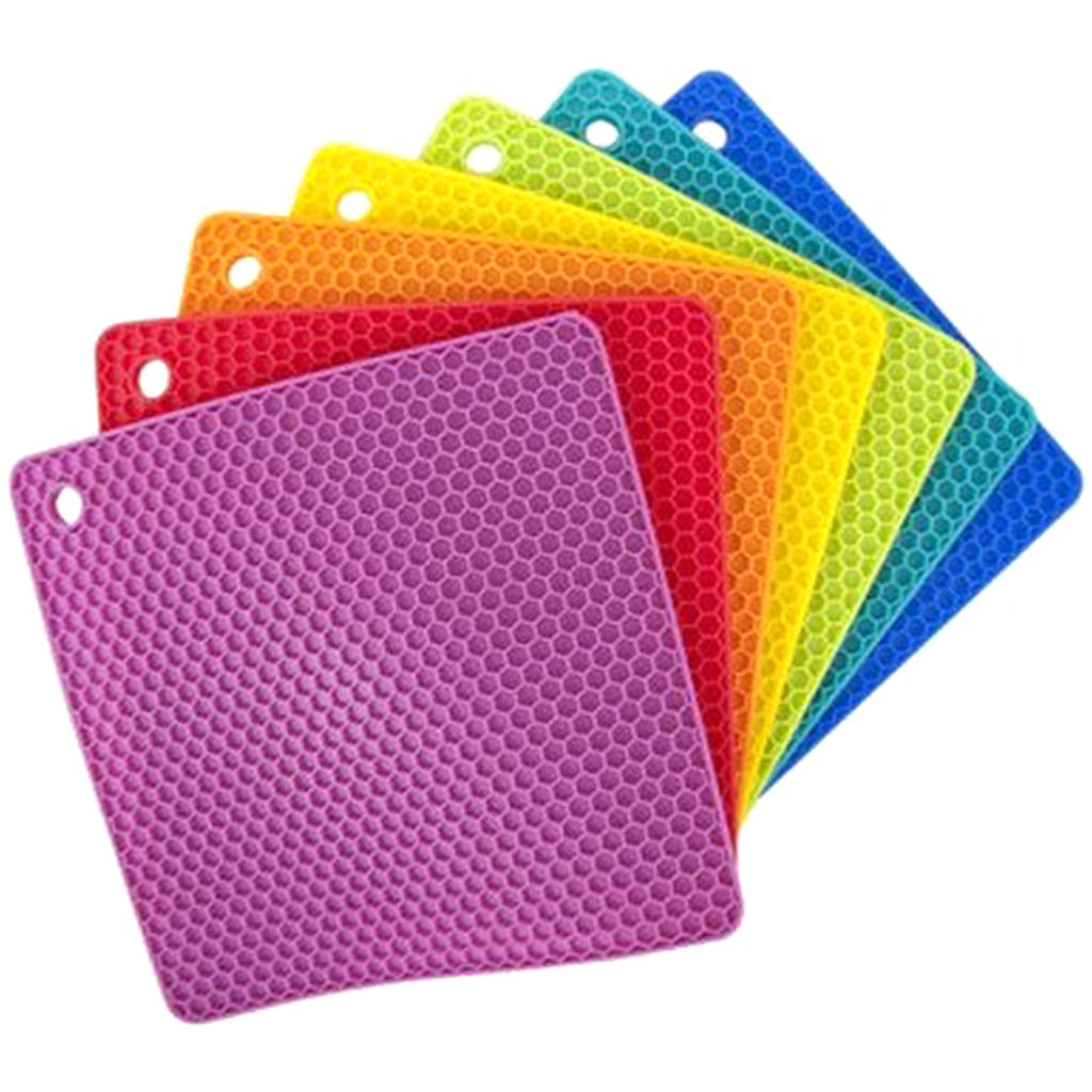 Silicone Square Trivet 7.48in x 7.48in