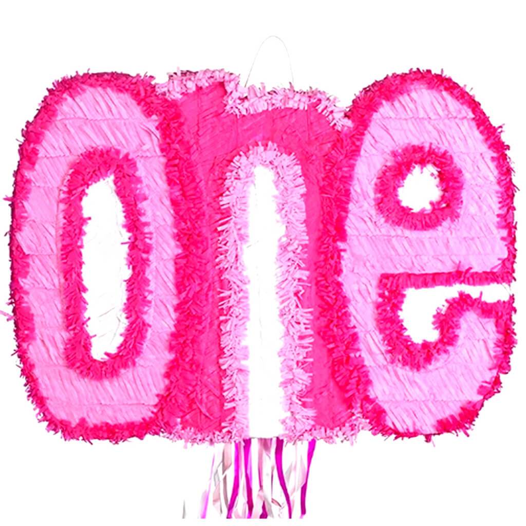 One Pink Pull Pinata 