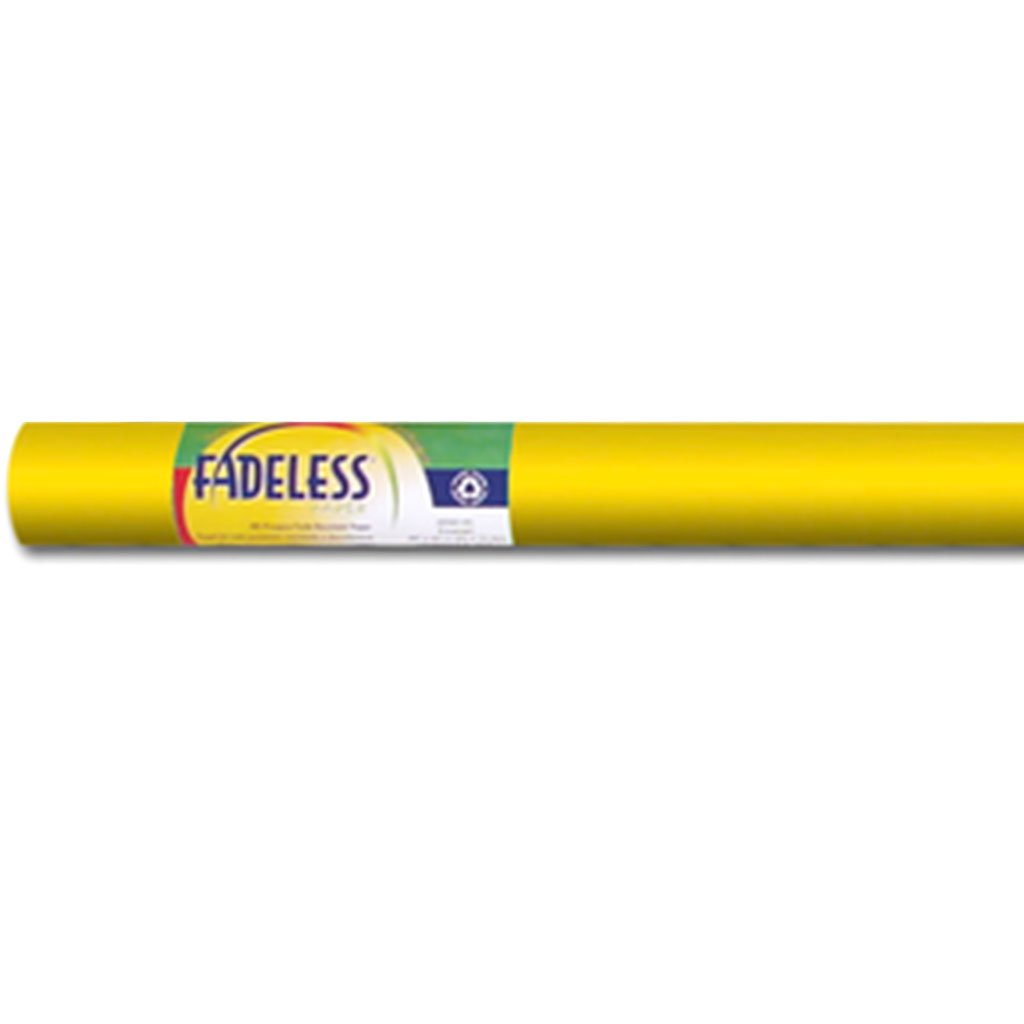 Fadeless Paper 48in x 12ft Dark Yellow