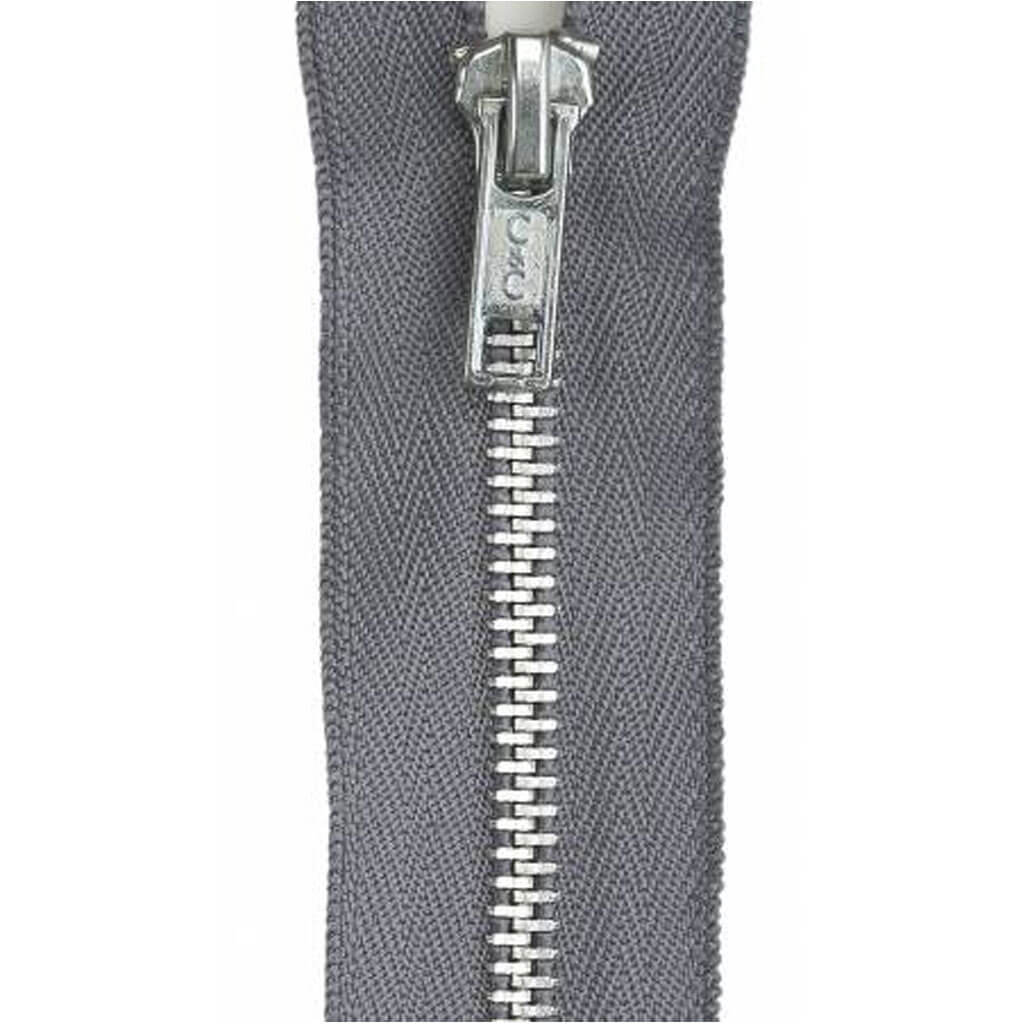 Fashion Aluminum Separating Zipper 24in Slate