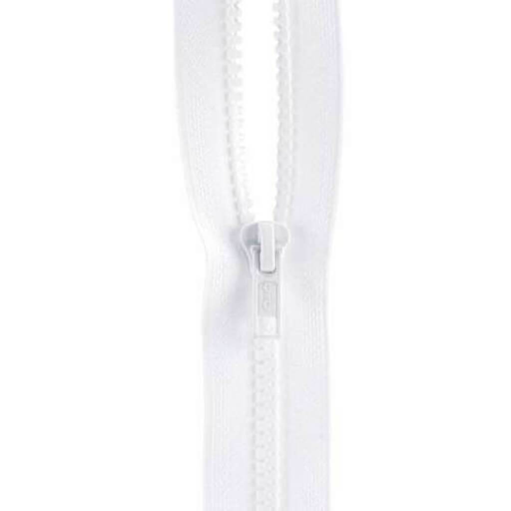 Coats Sport Separating Zipper 20in White