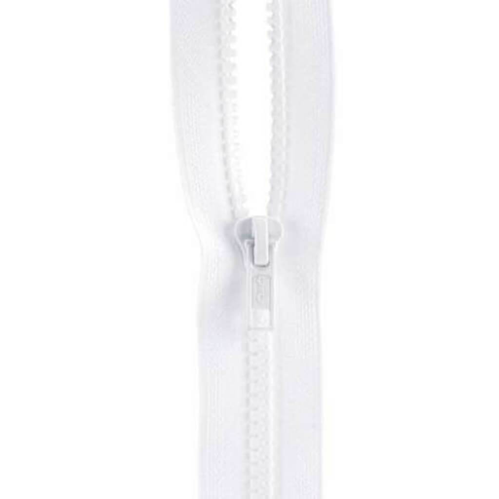 Coats Sport Separating Zipper 20in White