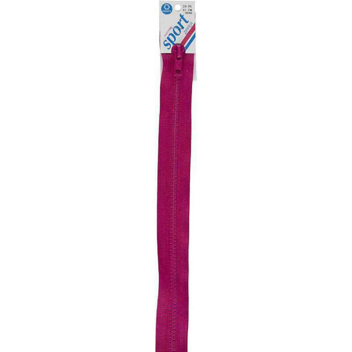 Coats Thread & Zippers Coats Sport Separating Zipper 24in Red Rose