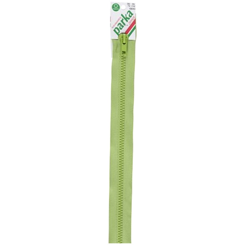 Fashion Aluminum Separating Zipper 24in Light Green