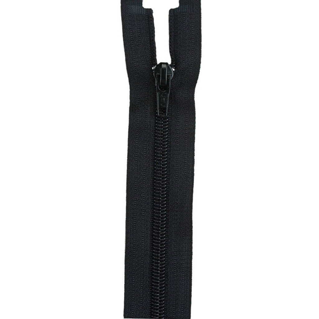 Coats Coil Separating Zipper 14in Black