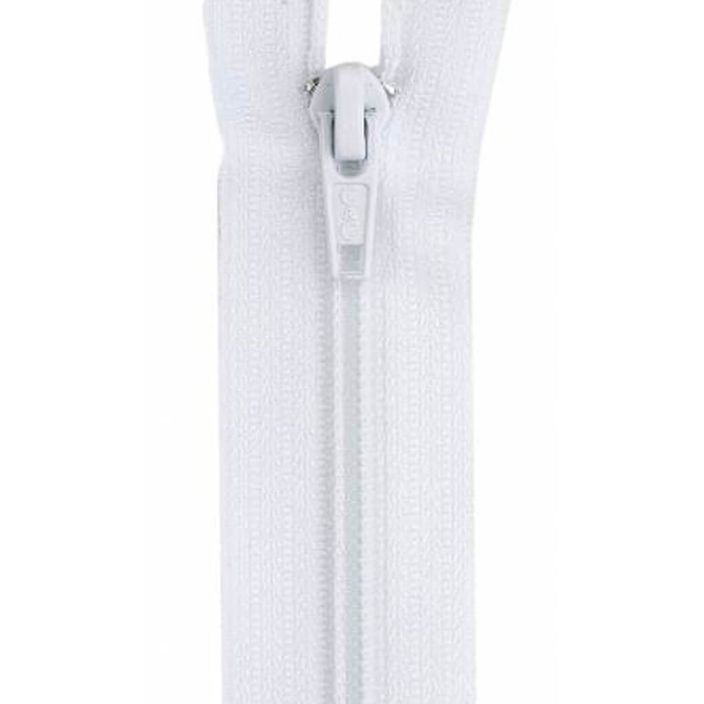 Coats Coil Separating Zipper 18in White