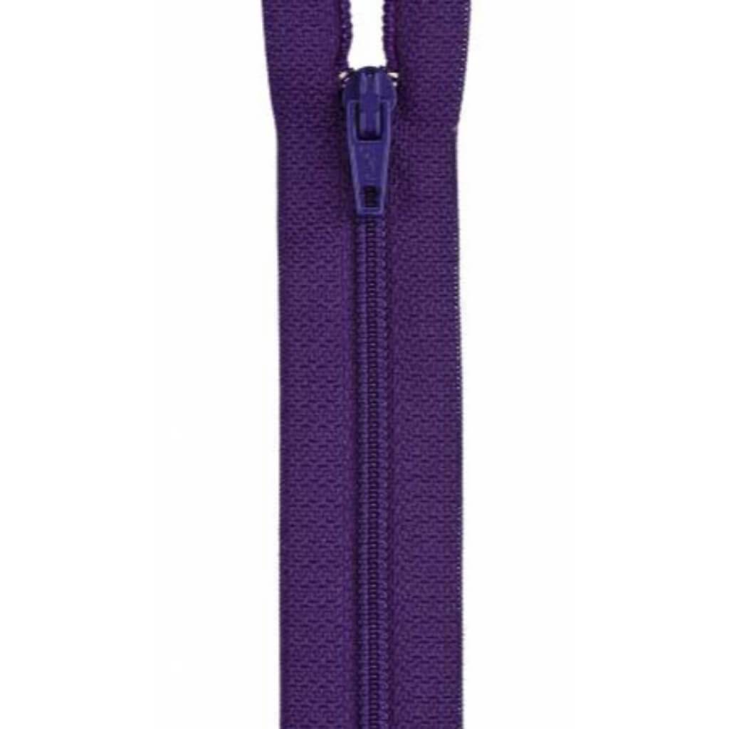 Coats All-Purpose Plastic Zipper 7in Purple