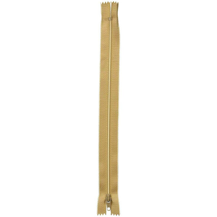 Coats All-Purpose Plastic Zipper 7in Camel