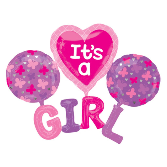 It'S A G-I-R-L Multi-Balloon 40in 