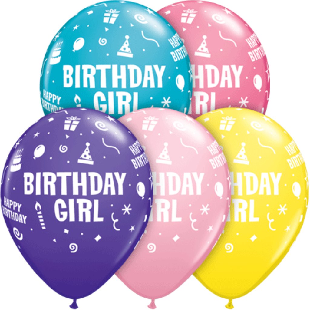 Birthday Girl (6/Pkg) 11in