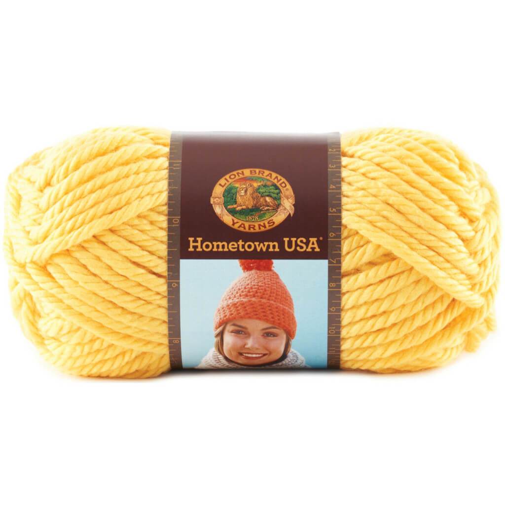 YARN HOMETOWN USA YELLOW 