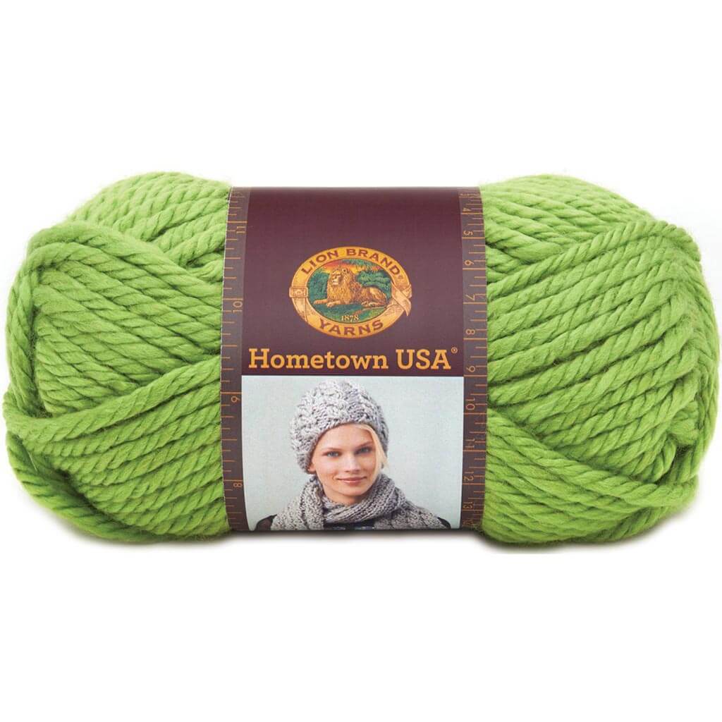 Lion Brand Hometown Yarn Key Lime