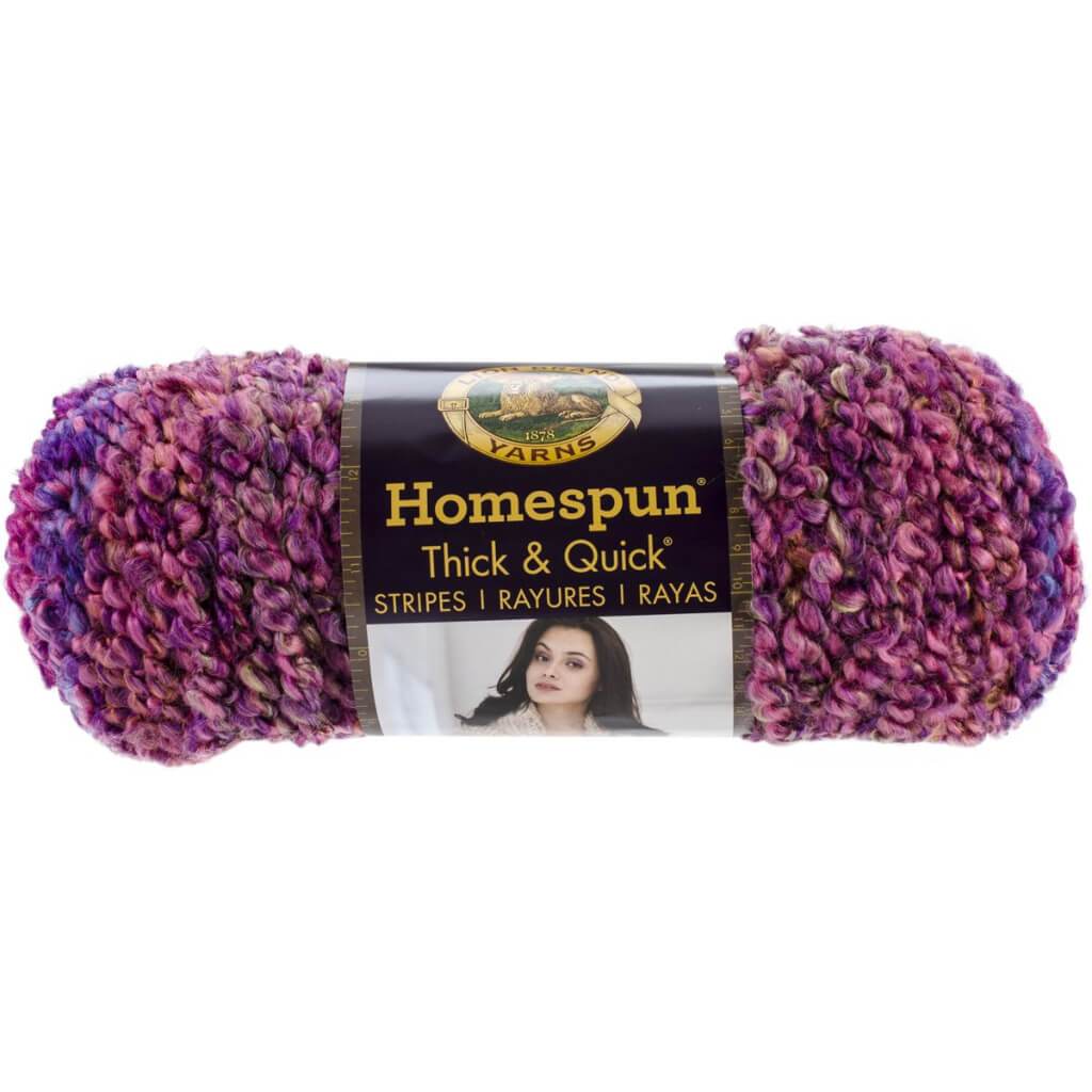 Lion Brand Homespun Thick &amp; Quick Yarn Sunset Stripes