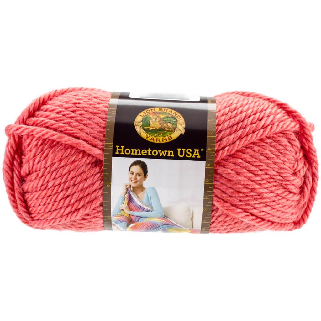 Lion Brand Hometown Yarn Fort Lauderdale Coral