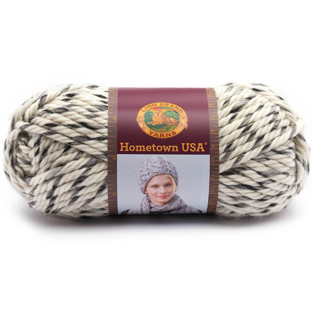 Lion Brand Hometown Yarn Bar Harbor Blizzard