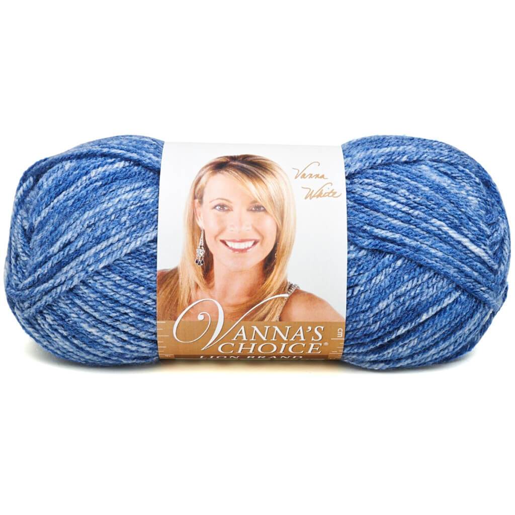 Lion Brand Vanna&#39;s Choice Yarn Denim Mist