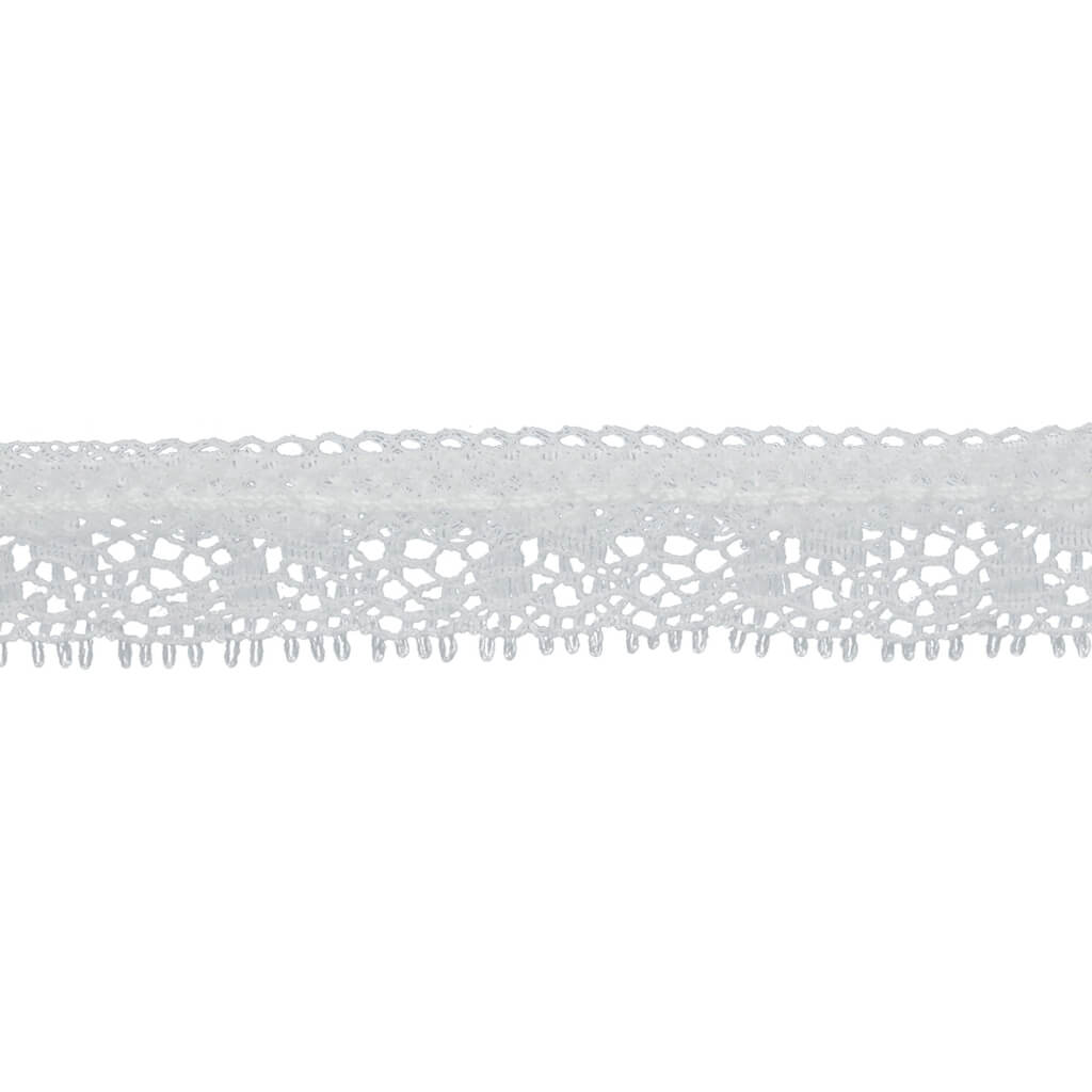 Picot Daisy Lace Trim 1/2in White