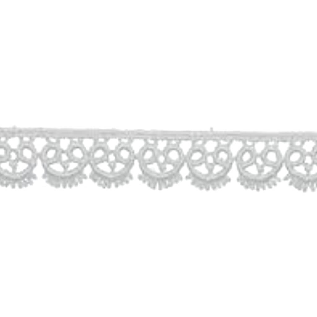 Scroll Work Edge Venice Lace Trim 5/8in Oyster