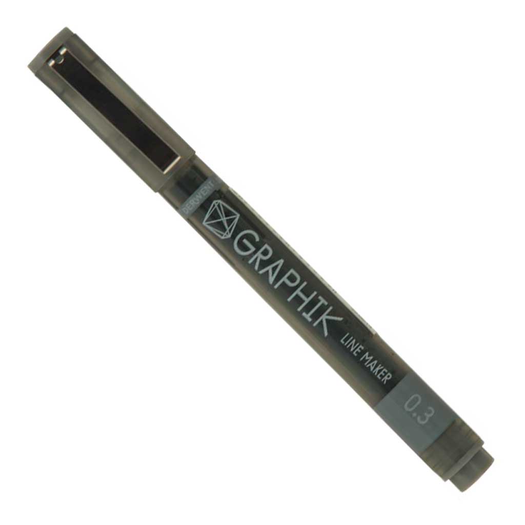 Derwent Graphik Line Maker Pens Graphite