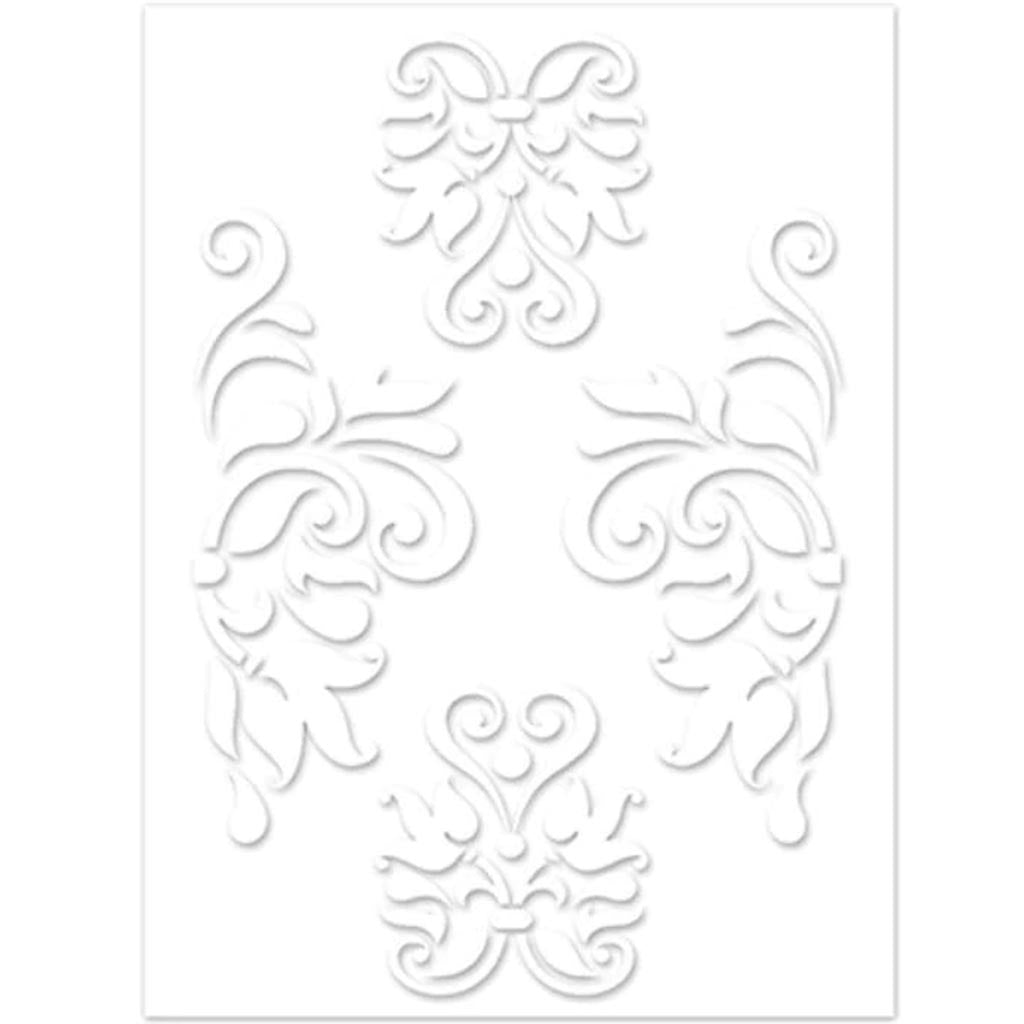 CRAFT DECOR: 11.5CMX15.5CM GLASS ETCHING EFFECTS STICKERS 