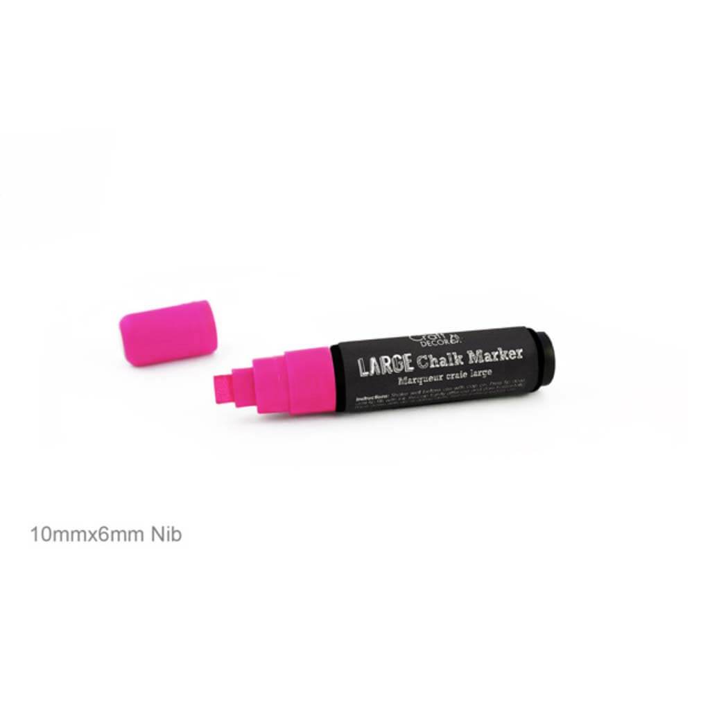CRAFT DECOR: CHALKBOARD DOOR MARKER BLISTER-CARDED 10MM N.PINK 
