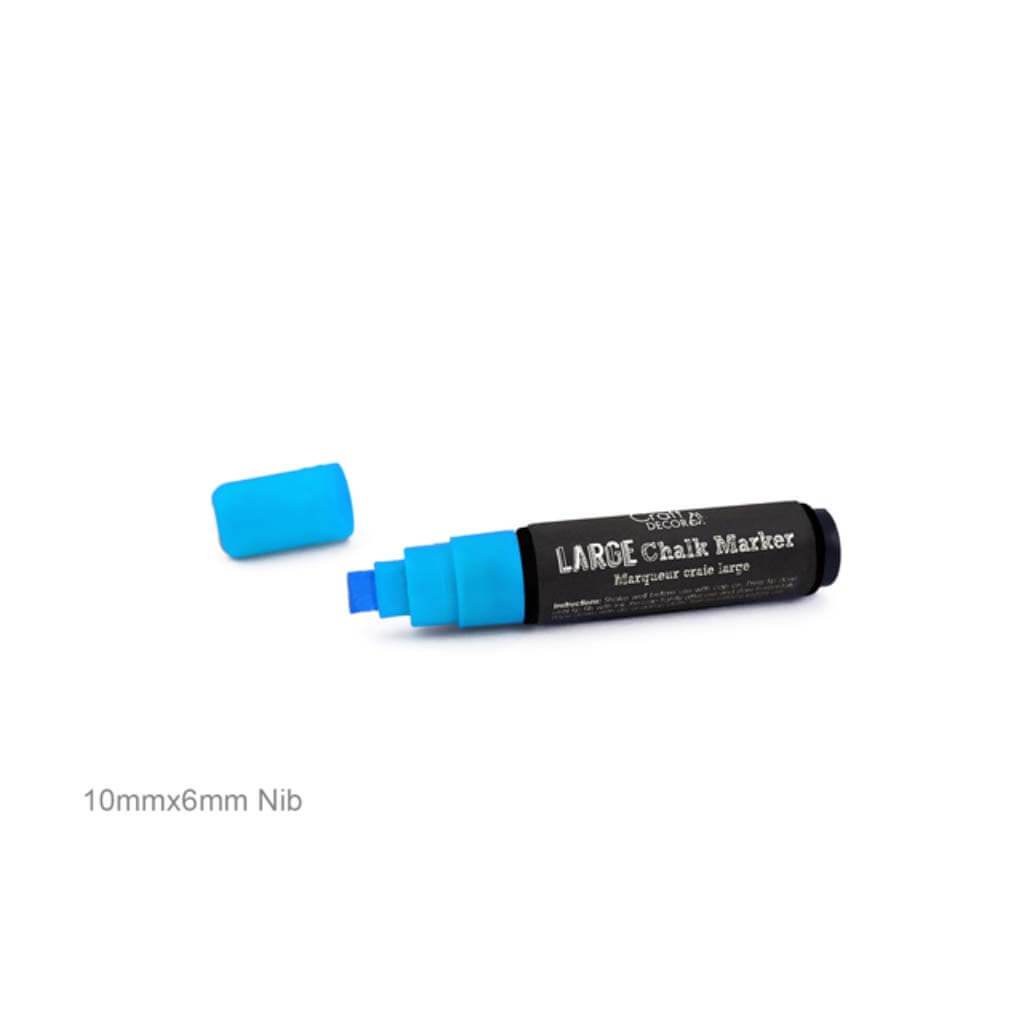 CRAFT DECOR: CHALKBOARD DOOR MARKER BLISTER-CARDED 10MM N.BLUE 