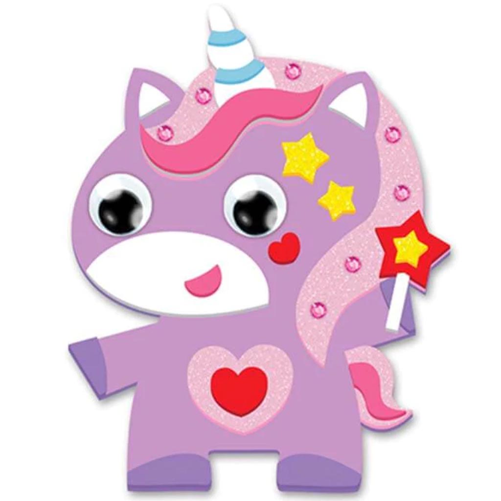 KRAFTY KIDS KIT: DIY FOAM CK PEEL-N-STICK UNICORN 