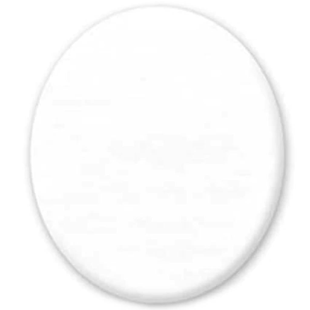 STRETCH ARTIST CANVAS OVAL PRIMED BACK-STAPLED 7"X9" 