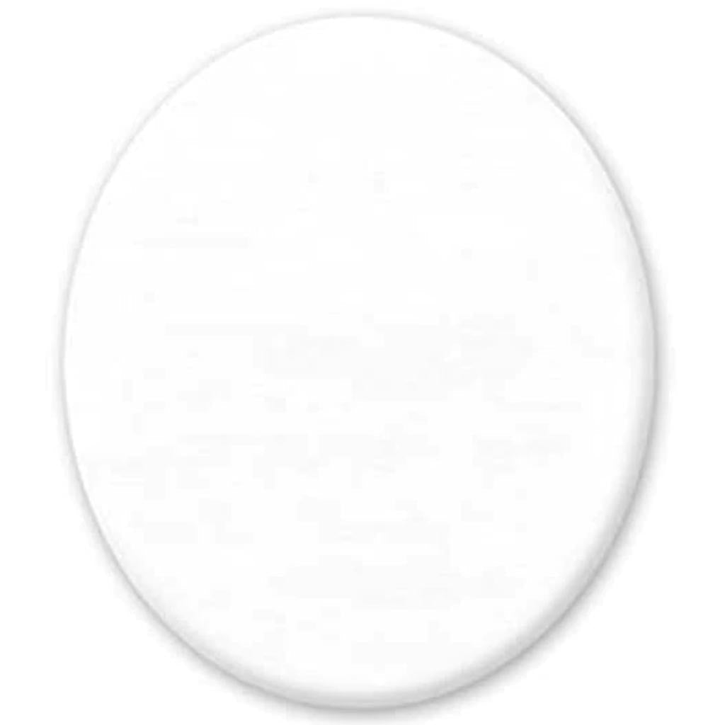 STRETCH ARTIST CANVAS OVAL PRIMED BACK-STAPLED 9"X12" 