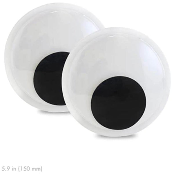 Buy PASTE-ON GOOGLY EYES BIGGIE EYES X2 BLACK STANDARD 150MM for 26.0 AED  Online