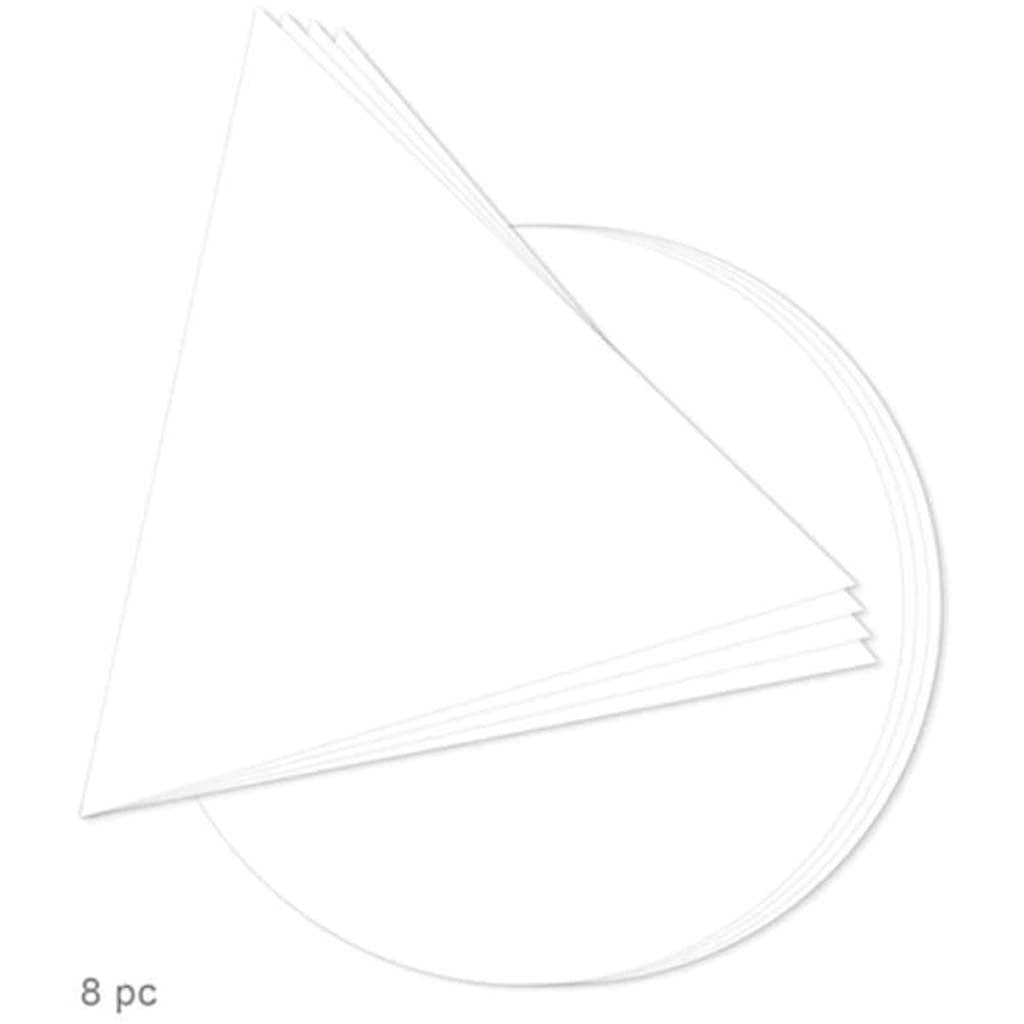 KRAFTY KIDS: PAPER SHAPES DIY LARGE CIRCLE/TRIANGLE 